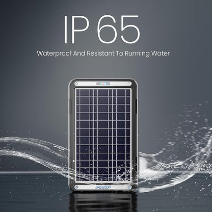 POWOXI 12V Solar Car Battery Charger: 12W Solar Trickle Charger Maintainer