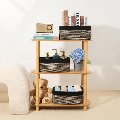 MiniArk Small Storage Baskets for Organizing | Closet Organizer Bins | Shelf