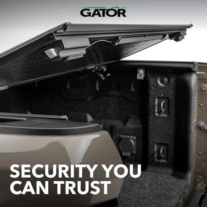 Gator FX Hard Quad-Fold Truck Bed Tonneau Cover | 8828225 | Fits 2020-2025 Dodge Ram 1500 w/Multi-Funtion (Split) Tailgate 6' 4" Bed (76.3")