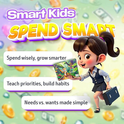 BeFree for KIDS – Fun Money & Financial Literacy Board Game | Teach Kids Smart Money Skills, Investing & Saving | Educational Strategy Game for Ages 7+ | Great for Family Game Night & Cash Flow Learn!