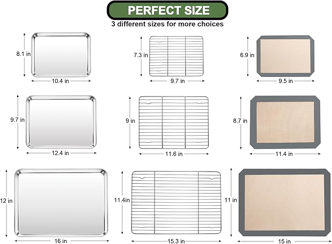 Baking Sheet Tray Cooling Rack