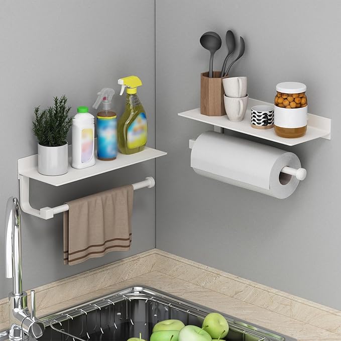 Danpoo White Paper Towel Holder