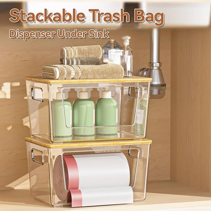 spospo 3 Pack Trash Bag Holder