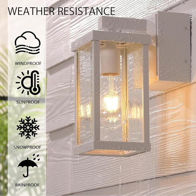 JOKAONOTL Dusk to Dawn Porch Lights