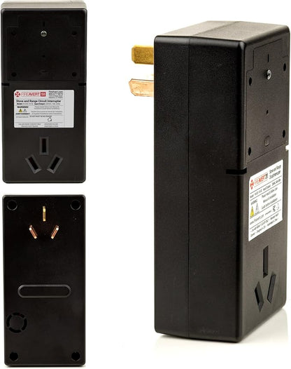Electric Auto Stove Shut-Off Safety Device (3 or 4 Prong), Oven Monitoring Solution for Senior Citizen and Elderly Parents, As Seen On Shark Tank (3-Prong)