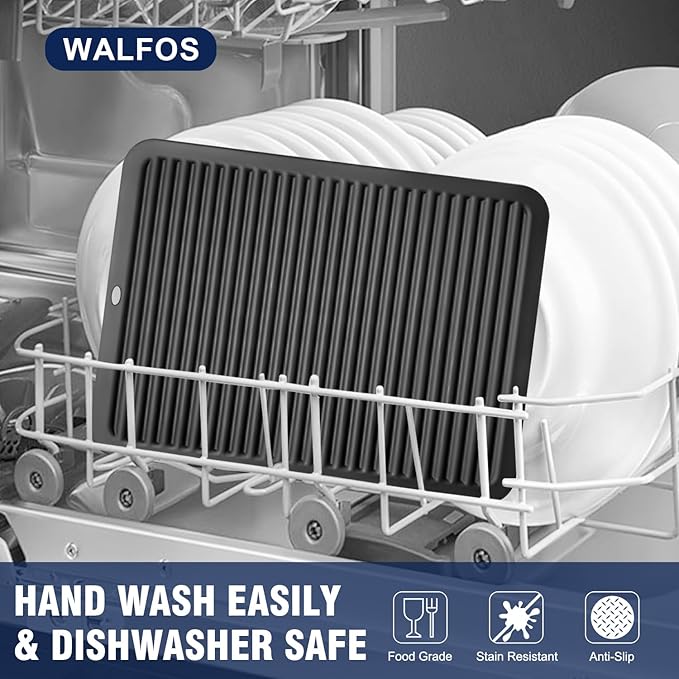 Walfos Large Silicone Trivet 16x12 Inch, Trivets