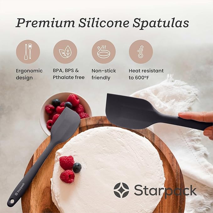 StarPack 'Scrape & Stir' Silicone Spatula Set