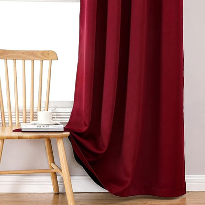 ChrisDowa 100% Blackout Curtains