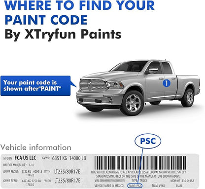 PRV/NRV Octane Red/Delmonico Red Touch Up Paint for Dodge, DIY Car Paint Scratch Repair Kit, Automotive Paints, Quick & Easy Fix Scratch Repair for Challenger/Durango/Grand Caravan/Charger/RAM