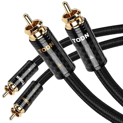 TODN Audiophile RCA Cables 3ft