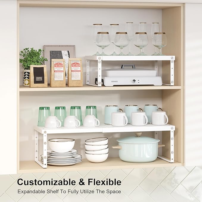 RUILALIFE Expandable Cabinet Organizer Shelf