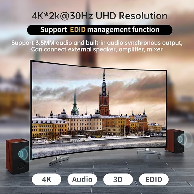 MT-VIKI 16X16 4K HDMI Matrix Switch Support Web GUI & 3.5mm Stereo Audio