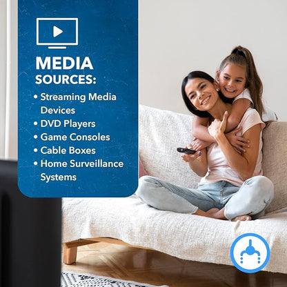 Quad Multi Viewer 4 in 1 Out by OREI HDMI Switcher 4 Ports Seamless Switcher