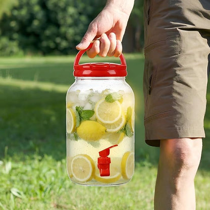 Havawish 2 Pcs 1 Gallon Plastic Beverage Dispenser