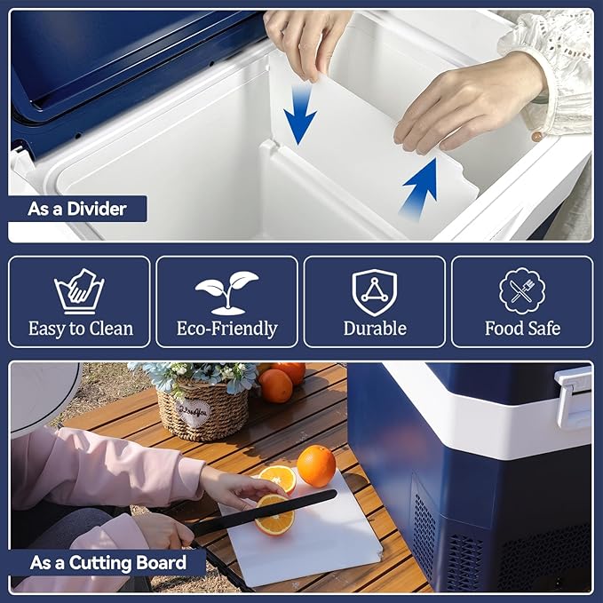Car Fridge Portable 12V Refrigerator 40 Quart 12 Volt Freezer Compressor Cooler