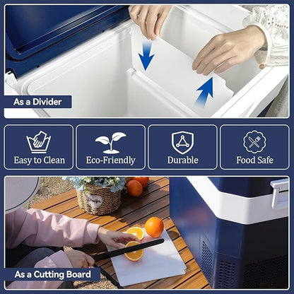 Car Fridge Portable 12V Refrigerator 40 Quart 12 Volt Freezer Compressor Cooler