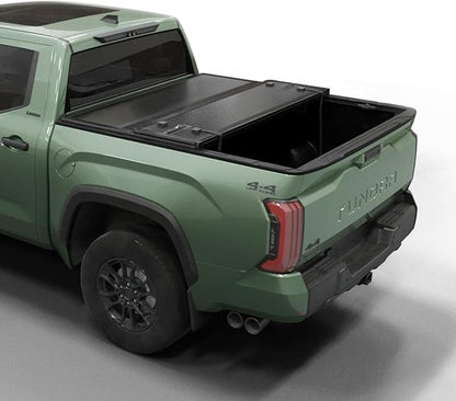 Toptiny Hard Folding Truck Bed Tonneau Cover|HTF035|Fits 2022-2026 Toyota Tundra 6'6" Bed w/OE Rail System (78.7")