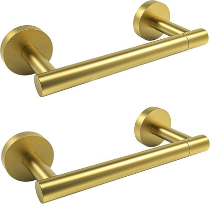 RARXTR Gold 2 Pack Toilet Paper Holder SUS304 Stainless Steel Double Post
