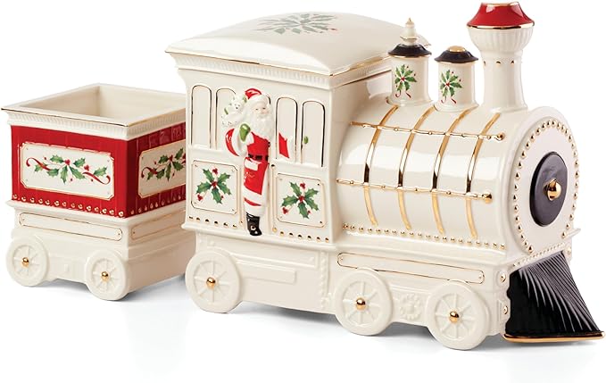 Lenox 894179 Holiday Train 5-Piece Serving Set, Christmas Decor