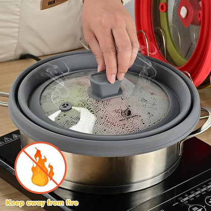 Microwave Splatter Cover Glass Cover Guard Lid