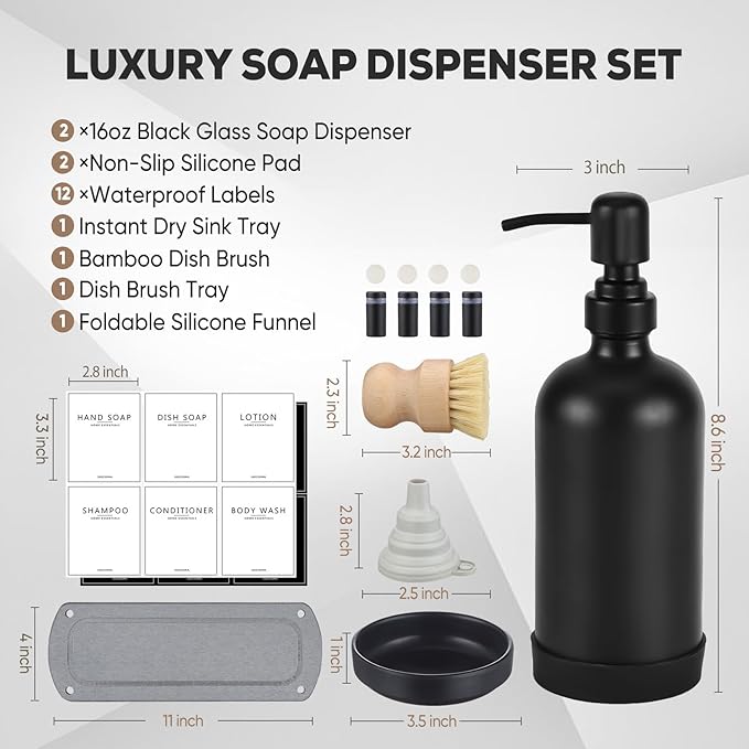 Kitchen Soap Dispenser Set