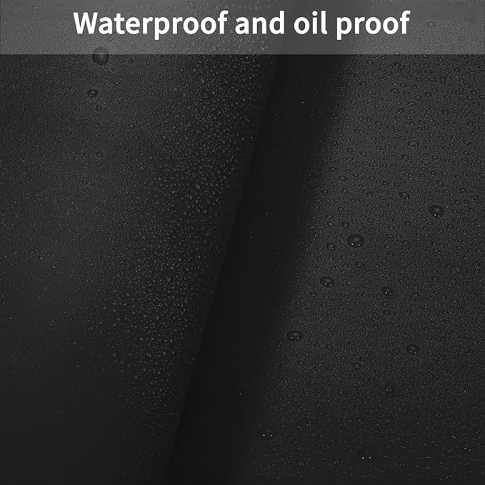 Table Top Cover - 32x72 Inch Waterproof Easy to Clean Can Conceal Flaws Protector The Table Top from Scratches Used for Dining (Black+Black 32x72)
