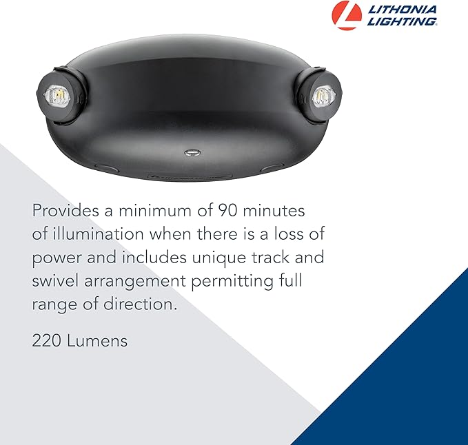 Lithonia Lighting ELM2L B M12 Quantum LED Emergency Light, Manual Testing