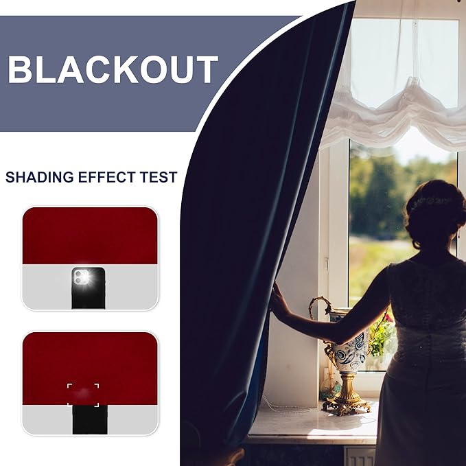 JIUZHEN Christmas Blackout Curtains