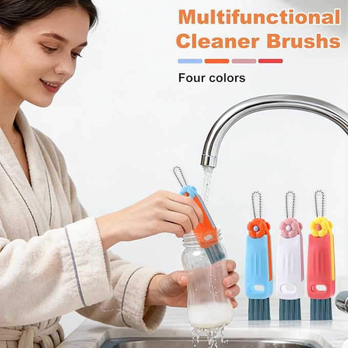 3 in 1 Cup Lid Cleaning Brush, Gap Cleaner Brushs