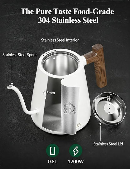 KLEAH Gooseneck Electric Kettle