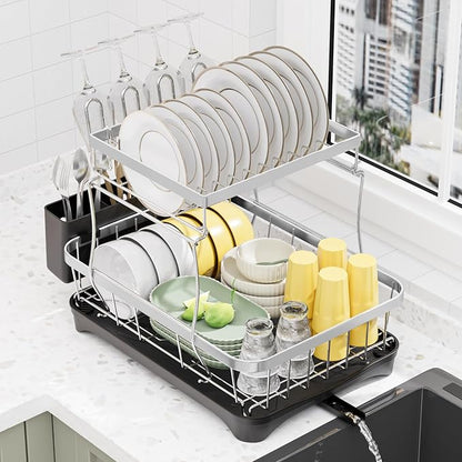 LIYI Dish Drying Rack, Large Dish Rack