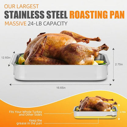 Stainless Steel Turkey Roasting Pan