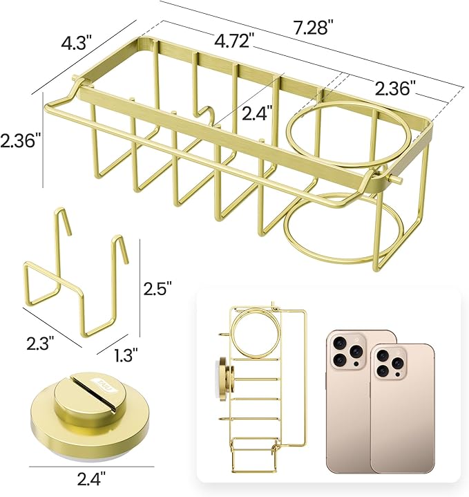 TAILI 4-in-1 Sponge Holder for Kitchen Sink