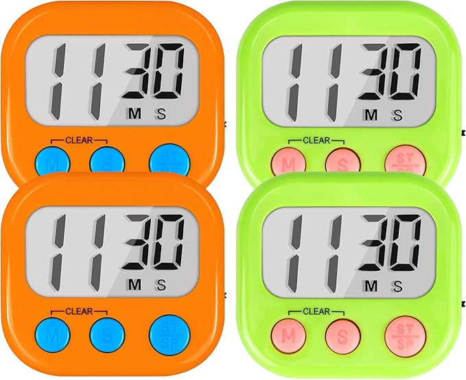 Timer for Kids Teachers Supplies Digital Kitchen Timers for Cooking Large