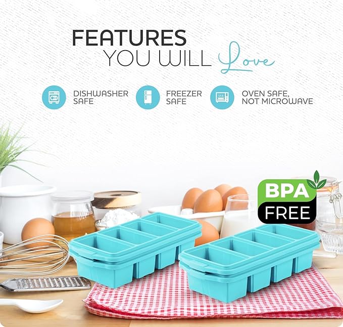 Silicone Freezer Tray With Lid