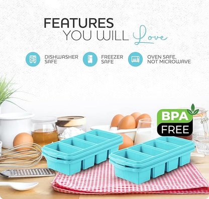 Silicone Freezer Tray With Lid