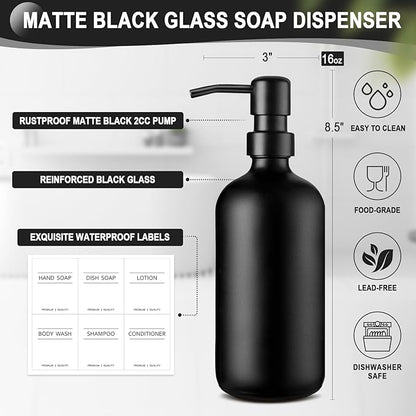 Dish Soap Dispenser for Kitchen, Kitchen Soap Dispenser Set