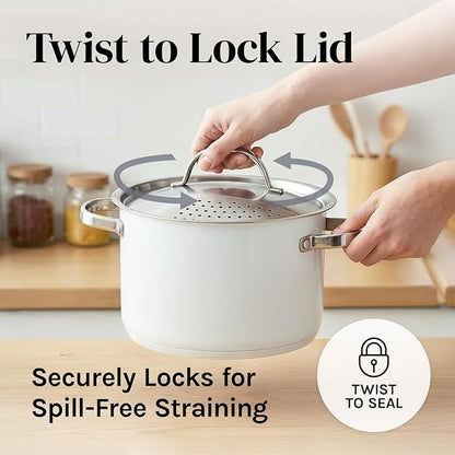 Cooler Concepts Pasta Pot with Strainer Lid