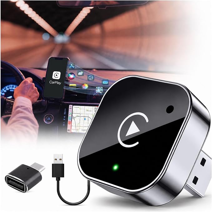 Wireless CarPlay and Android Auto Adapter for Cupra Formentor 2022-2025- Mini Plug and Play Converter for Stable Connection