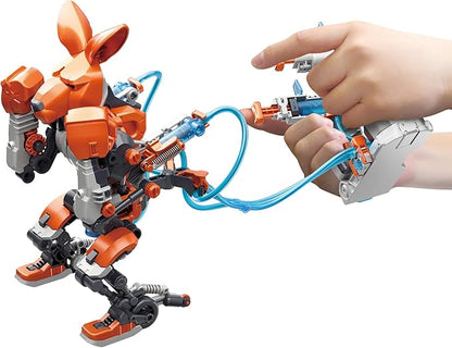 Thames & Kosmos Hydraulic Boxing Bots STEM Experiment Kit | Build Two Hydraulic-Powered Boxing Robots! | Explore Hydraulic, Water-Powered Systems | Challenge a Friend to a Robot Duel!