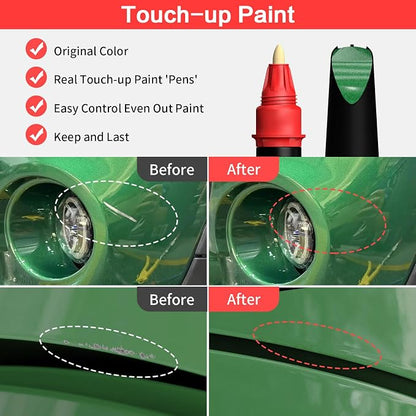 Carhoo A67 British Racing Green Metallic Compatible with MINI Cooper Exact Match Touch Up Paint Pen - 0.56 Fl Oz(16ml)