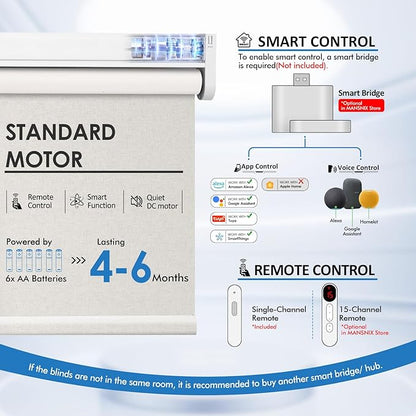 MANSNIX Smart Motorized Blinds