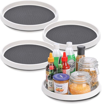 Lazy Susan Turntable, 12 Inch Non-Skid Lazy Susan Organizer