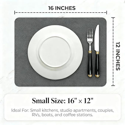 Dish Drying Mat Super Absorbent – 16" x 12" Coffee Mat