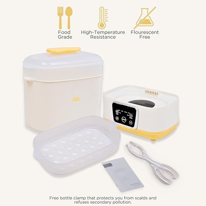 6-in-1 Electric Bottle Sterilizer and Dryer, Use as Baby Bottle Warmer