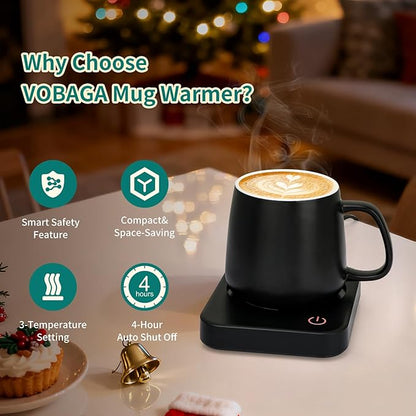 VOBAGA Coffee Mug Warmer for Desk