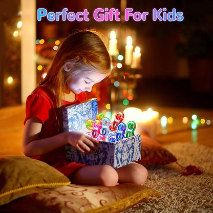 Fidget Spinner for Kids Adults, Light up Sensory Fidget Toys for Kids 4-8-12, Classroom Prizes LED Glow in The Dark Hand Spinner for ADHD Autism Boys Girls 3-5 Christmas Stocking Stuffers Gifts