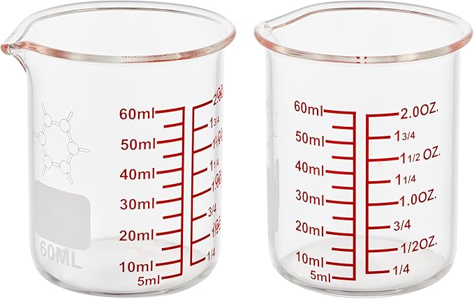High Borosilicate Glass Measuring Cup-V-Shaped Spout，Glass Measuring Beaker