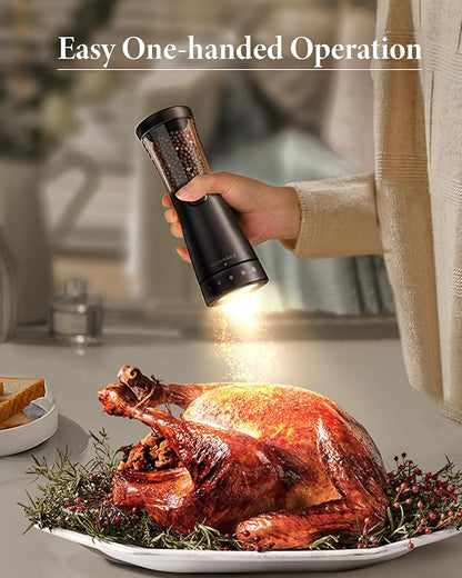 Electric Salt and Pepper Grinder Set
