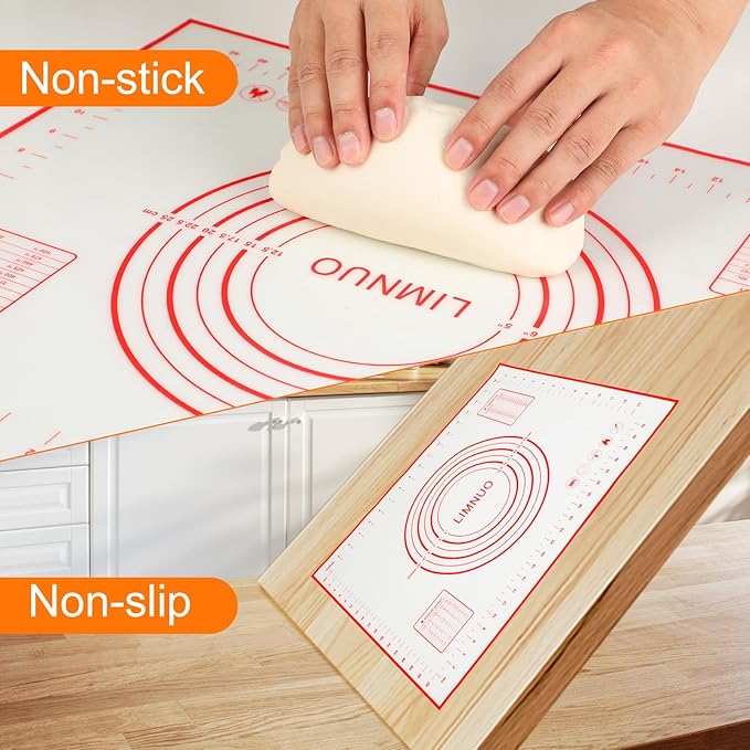Silicone Baking Mat，Non Stick Rolling Dough